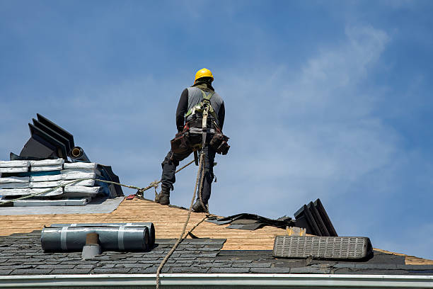 Professional Roofing technician working in Milford, PA